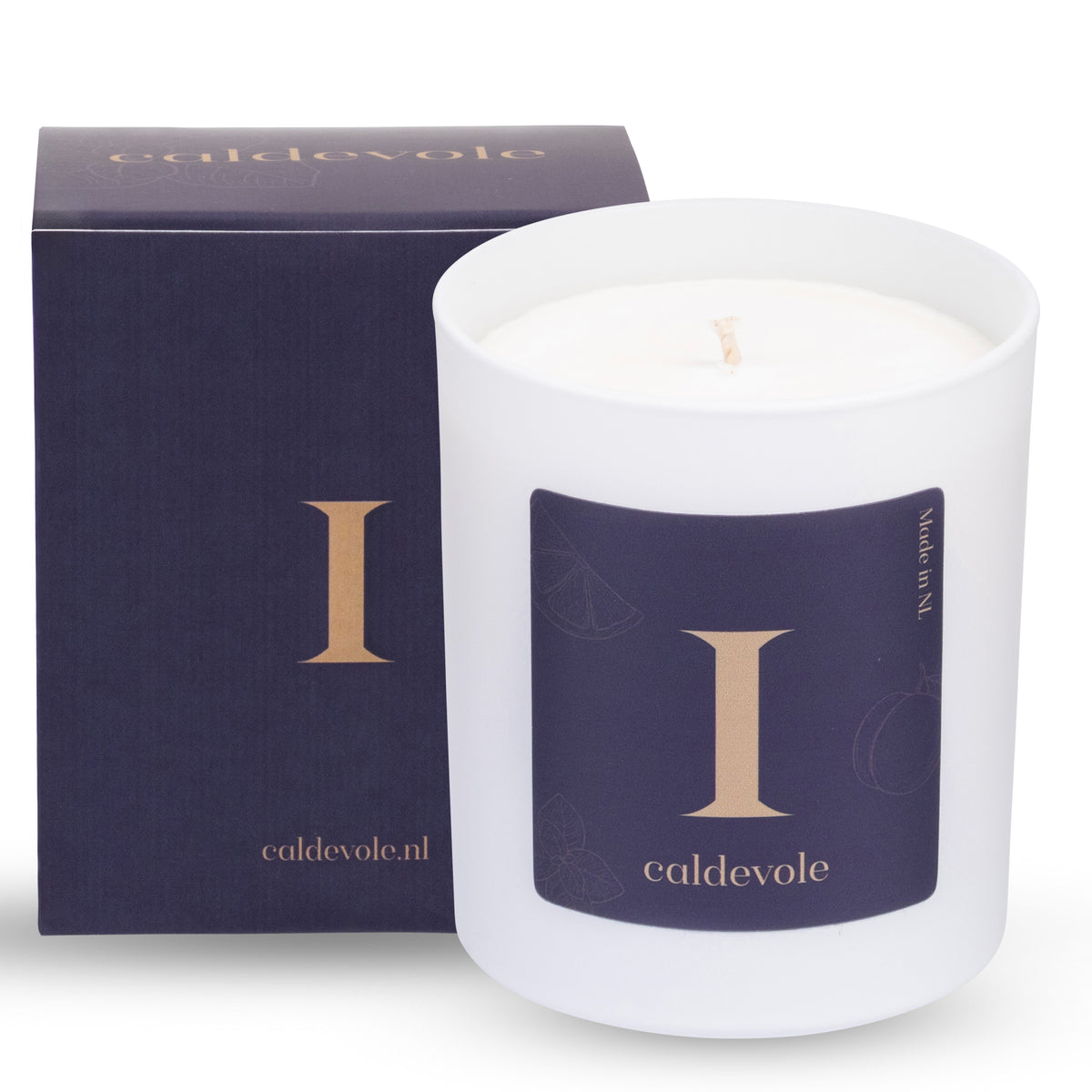 Number I Golden Amber Scented Candle